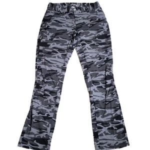 💸$13 🔥Columbia Sportswear Women's Size 8 Grey Black Camo Pants